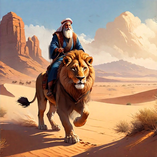 el rabino y el leon